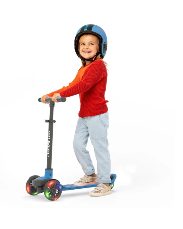 Chillafish Scotti Самокат с фарами Navy