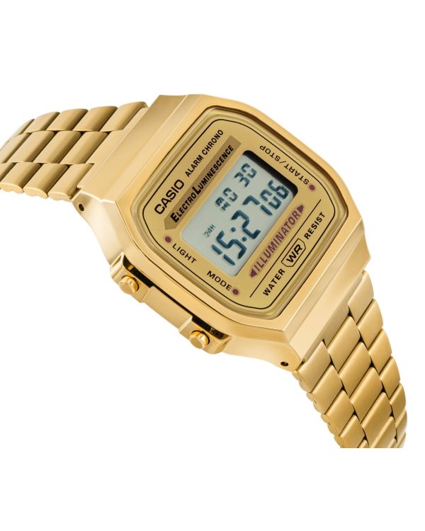 Casio A168 WG Винтажные мужские часы в стиле ретро