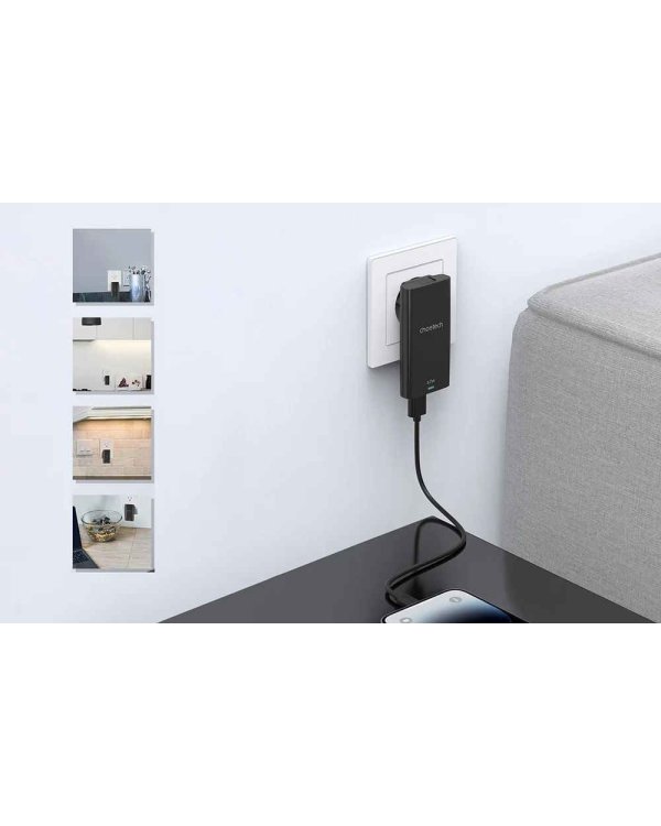 Choetech PD6011 Wall Сharger USB-C 67W PPS / PD3.0 / QC3.0