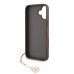 Guess 4G Charm Case Защитный чехол для iPhone 16 Tone on Tone / коричневый