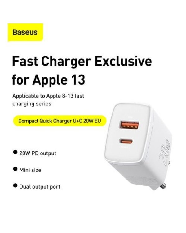 Baseus CCXJ-B02 3арядное устройство USB-C 20W