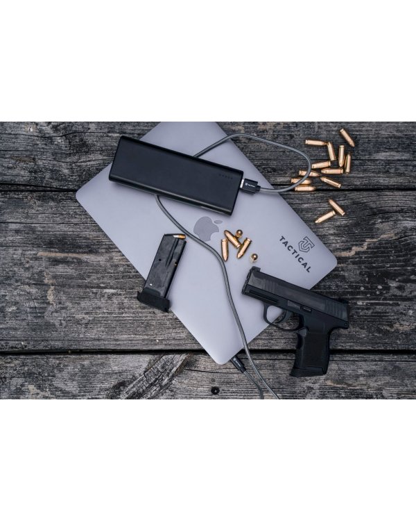 Tactical Fast Rope Kevlar USB-A/USB-C Кабель 1m / серый