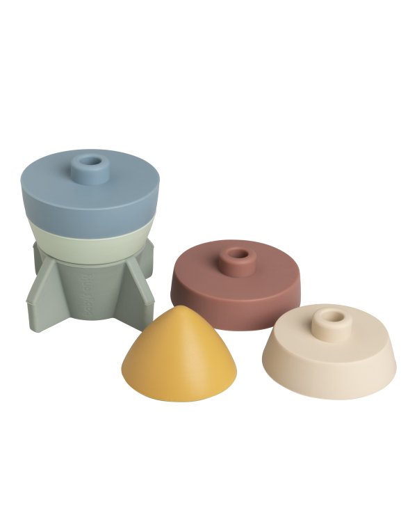 Baby's Only Stacking Tower BO-860.859.805.50 Силиконовая Ракетная Башня 0+