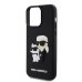 Karl Lagerfeld 3D Rubber Karl and Choupette Case Защитный чехол для iPhone 14 Pro Max / чёрный