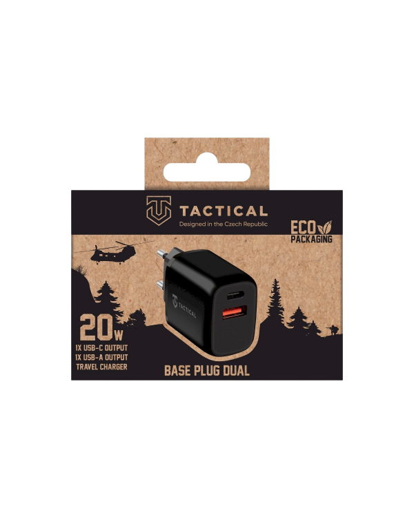 Tactical Base Plug Dual 20W Зарядное устройство / чёрный