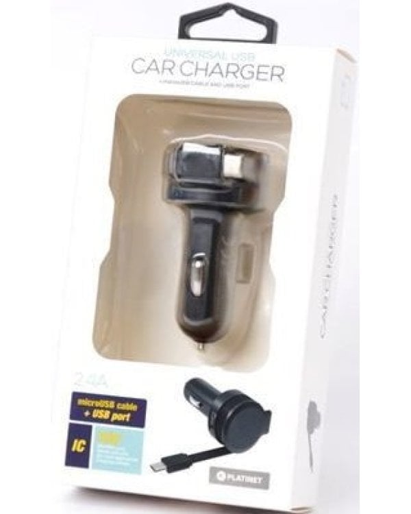 Platinet PLCRRCC Universal IC Автомобильная зарядка USB 42.4A + Micro USB Cable