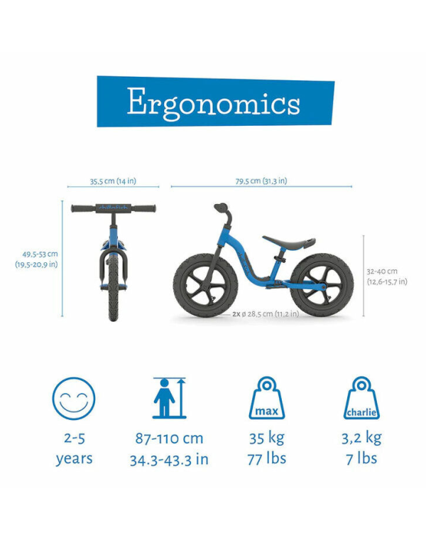 Chillafish CPCH06NAV Charlie Sport 12" Беговел