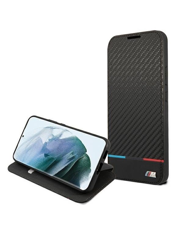 BMW BMBKS22MPUCARTCBK Чехол-Книжка для Samsung Galaxy S22+