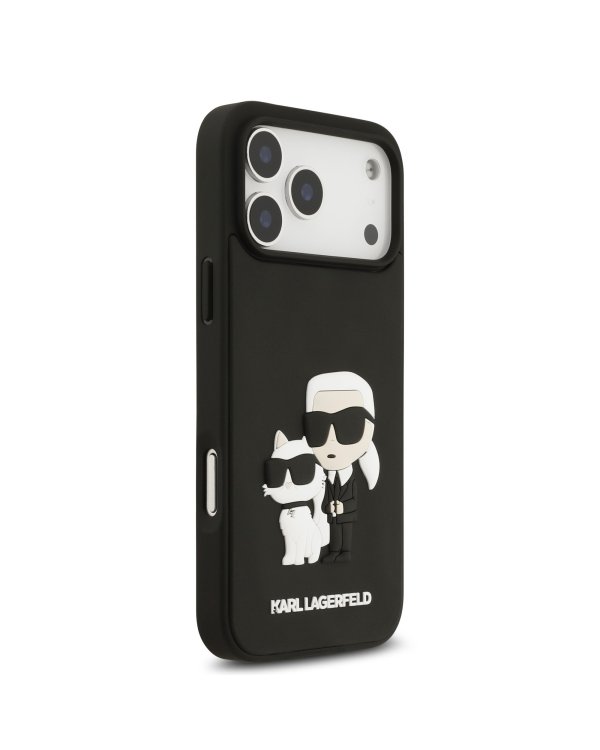 Karl Lagerfeld 3D Rubber Double Heads Case Чехол для Apple iPhone 17 Pro Max