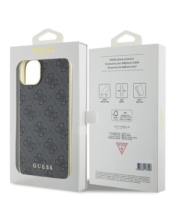 Guess 4G Charms Collection Back Case Защитный Чехол для Apple iPhone 15 Plus