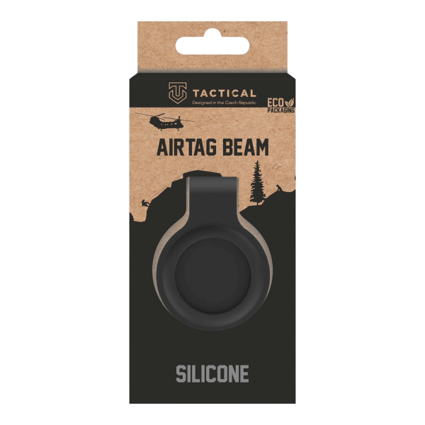Tactical Airtag Beam Silicone Защитный силиконовый чехол для Apple AirTag / чёрный
