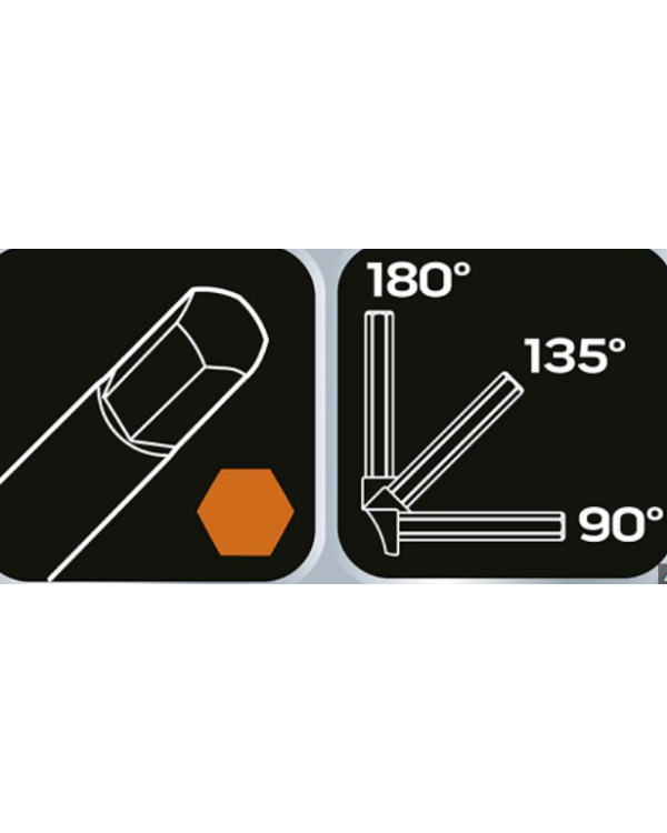 NEO HEX Набор Шестигранных Ключей с Рукояткой