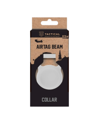 Tactical Airtag Beam Collar Отслеживающее устройство / белый