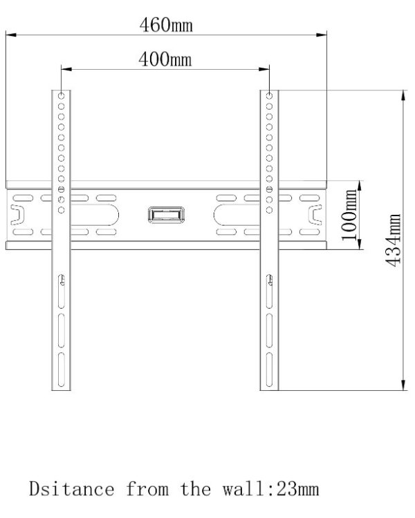 Omega OUTV400F Универсальное LCD / LED / PLAZMA TV Крепление size 23"-55" Vesa (30kg max)