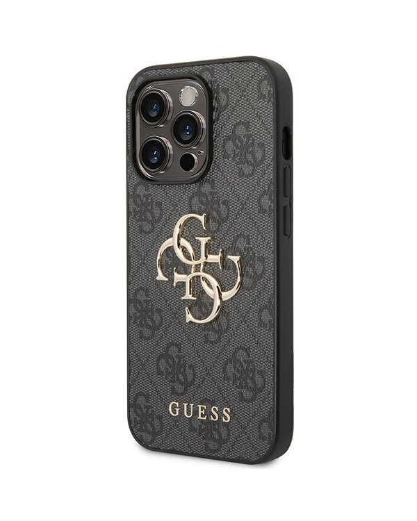 Guess 4G Big Metal Logo Back Case Защитный Чехол для Apple iPhone 15 Pro