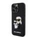 Karl Lagerfeld 3D Rubber Karl and Choupette Case Защитный чехол для iPhone 14 Pro Max / чёрный