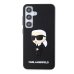 Karl Lagerfeld 3D Rubber Ikonik Case Защитный чехол для Samsung Galaxy S24 / чёрный