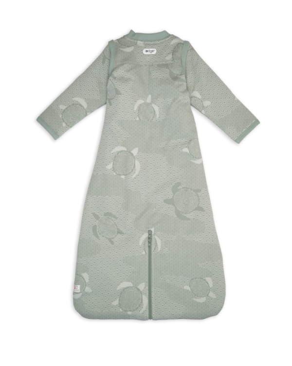 Lodger Hopper Matcha Turtle Спальный мешок со съемными рукавами 68/80 / зеленый