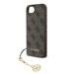 Guess 4G Charm Case Защитный чехол для iPhone 16e Tone on Tone / коричневый