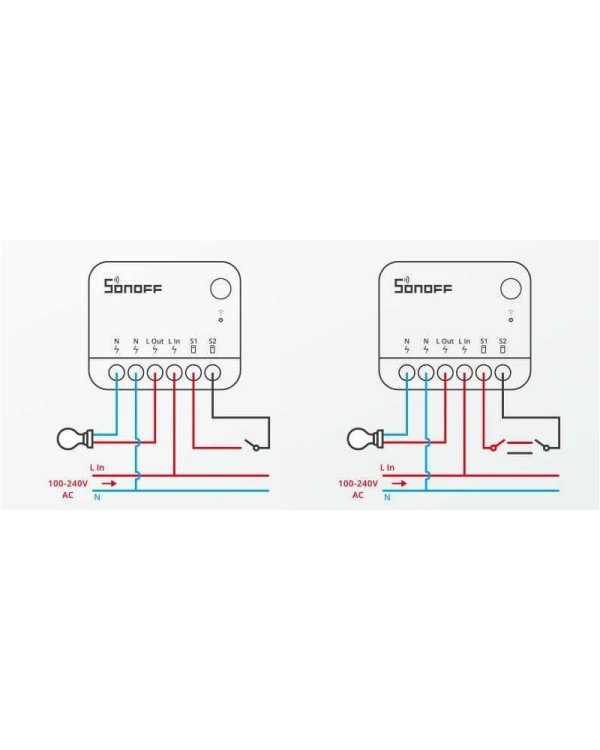 SONOFF MINIR4M 1-Channel WiFi Smart Switch AC Relay 100–240V / 10A