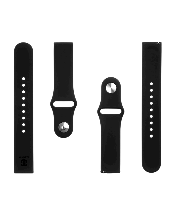 Tactical 432 Silicone Band Ремешок для часов 20mm / чёрный