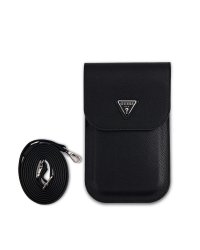 Guess PU Grained Triangle Logo Phone Bag Сумка для телефона / чёрный