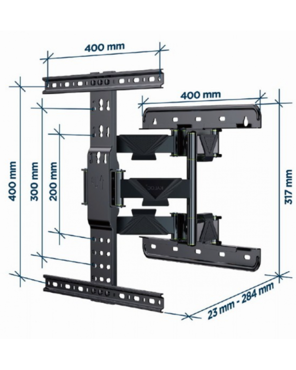 Gembird WM-65ST-01 Настенное Крепление для Телевизора