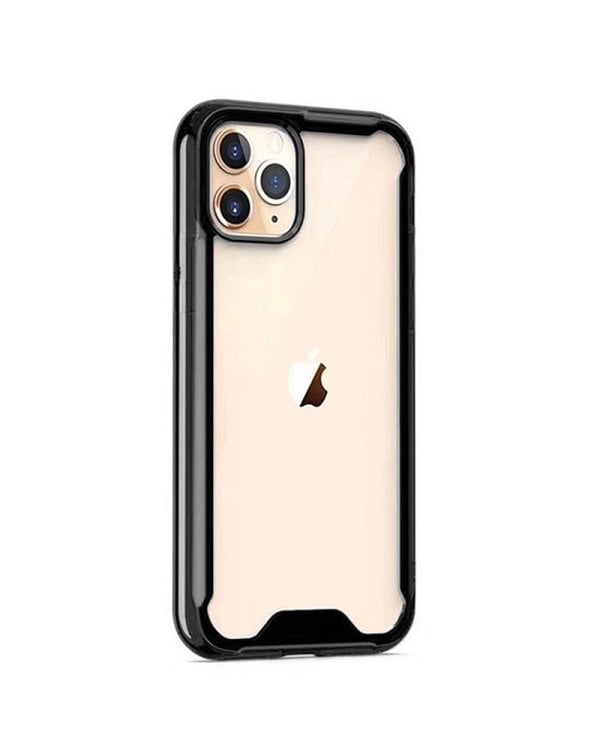 Mocco Acrylic Air Case Силиконовый чехол для Apple iPhone 11 Pro Прозрачный-черный
