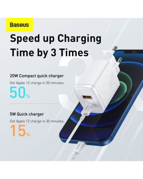 Baseus CCXJ-B02 3арядное устройство USB-C 20W