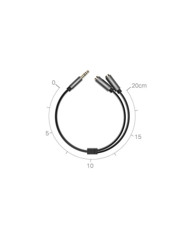 Ugreen Audio splitter 3.5 mm Y‑адаптер для двух наушников 20cm