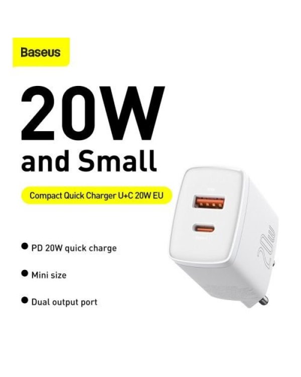 Baseus CCXJ-B02 3арядное устройство USB-C 20W