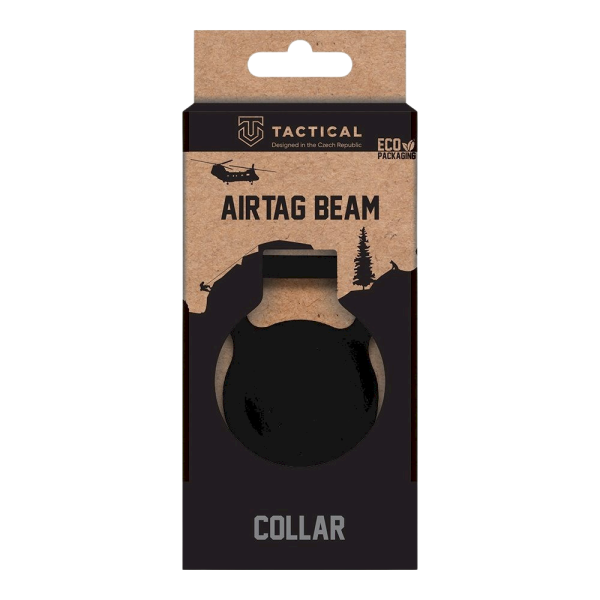 Tactical Airtag Beam Collar Отслеживающее устройство / чёрный