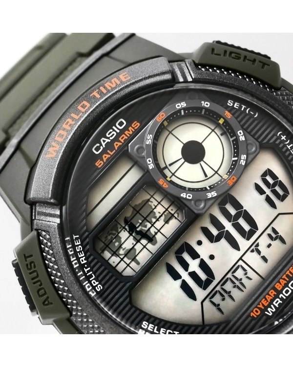 CASIO AE-1000W-3AVDF Мужские часы