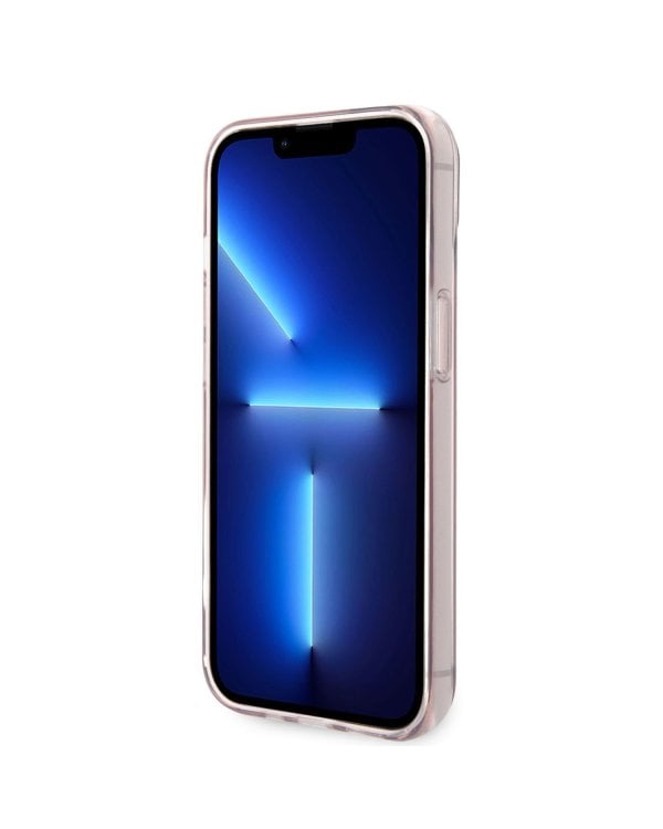 Karl Lagerfeld Choupette Logo Case Защитный чехол для iPhone 14 Plus / розовый