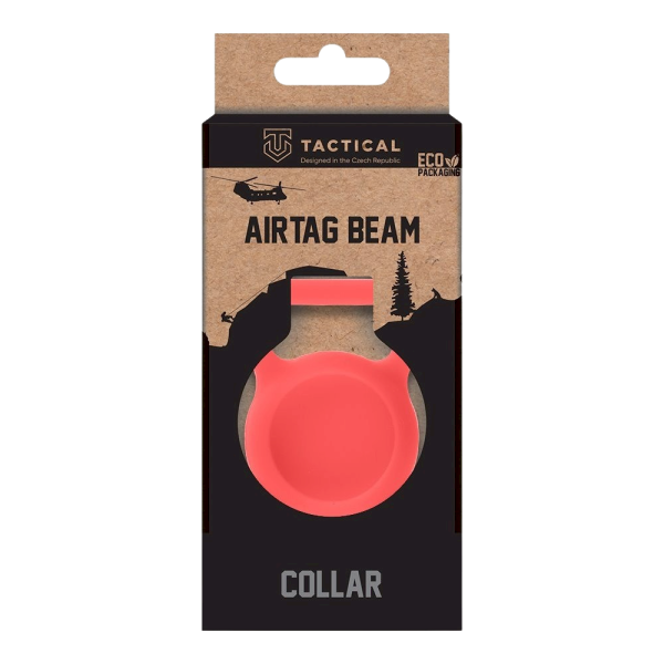 Tactical Airtag Beam Collar Отслеживающее устройство / красный