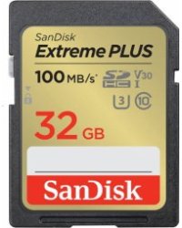 SanDisk Extreme Plus SDHC Карта Памяти 100 MB / 32GB