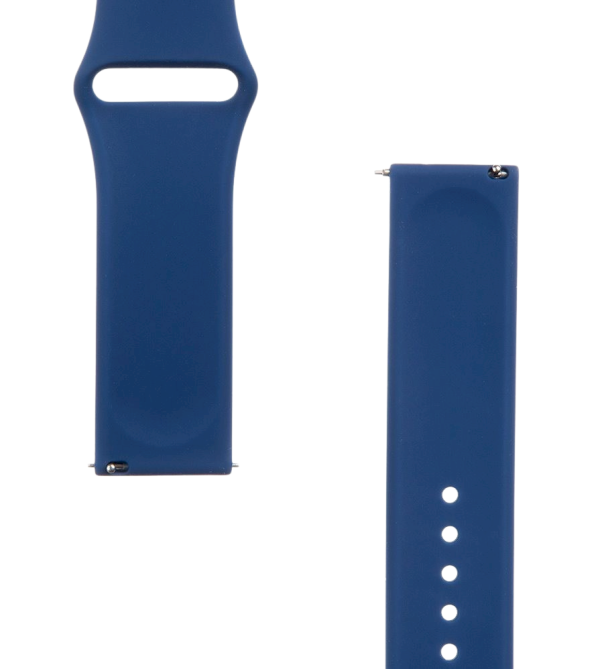 Tactical 614 Silicone Band Ремешок для часов 22mm / тёмно-синий