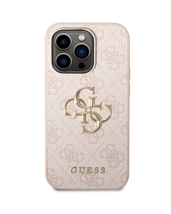 Guess 4G Big Metal Logo Back Case Защитный Чехол для Apple iPhone 15 Pro Max
