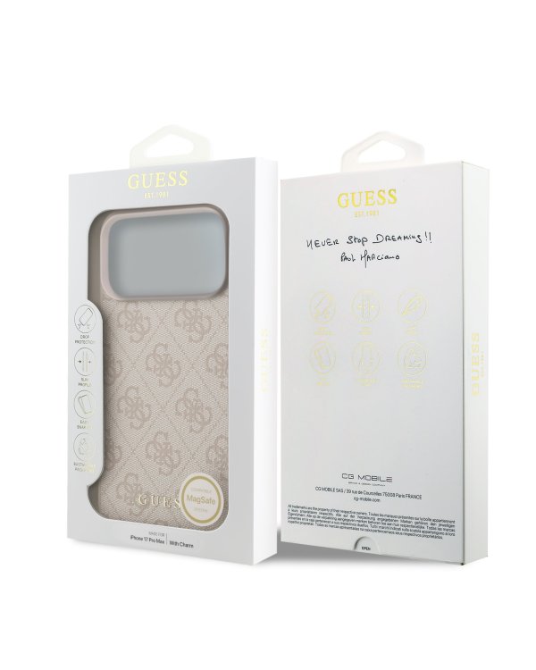 Guess 4G Charm Case Чехол для Apple iPhone 17 Pro Max