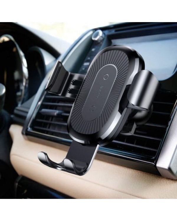 Baseus Gravity Автомобильный держатель c Беспроводным зарядным устройством