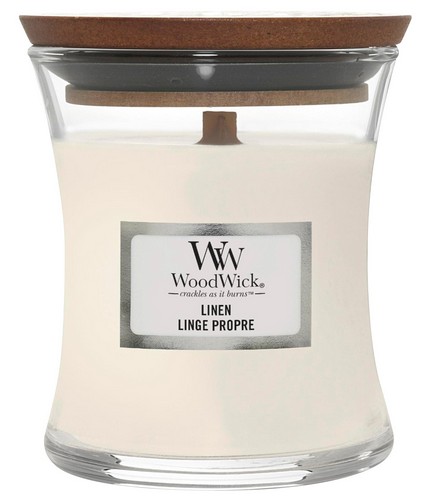 Woodwick Linen Ароматическая свеча 85 g