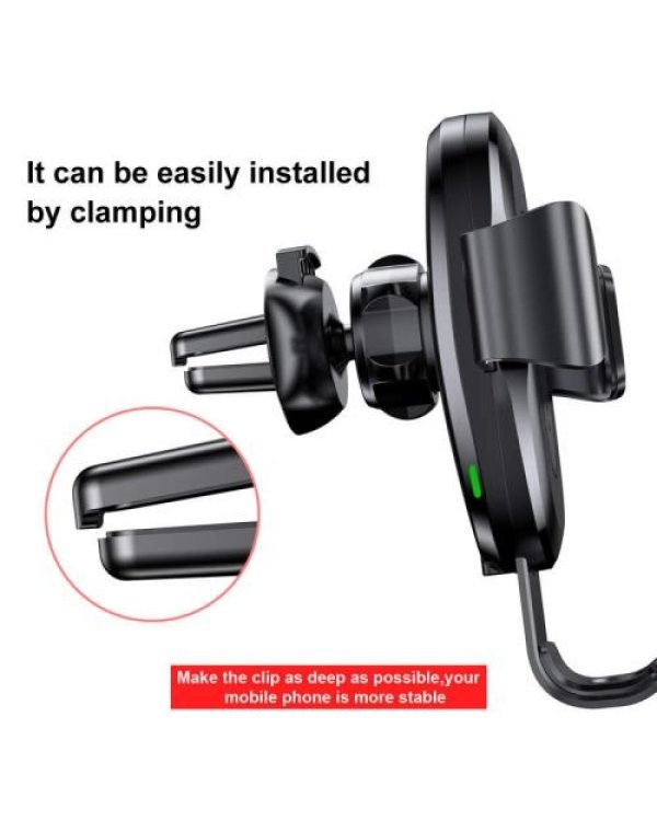 Baseus Gravity Автомобильный держатель c Беспроводным зарядным устройством