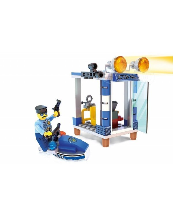 Blocki MyPolice Полицейский участок на воде / KB0653 / Конструктор из 57 деталей / Возраст 6+