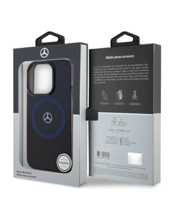 Mercedes Double Layer BiColor MagSafe Защитный Чехол для Apple iPhone 16 Pro Max