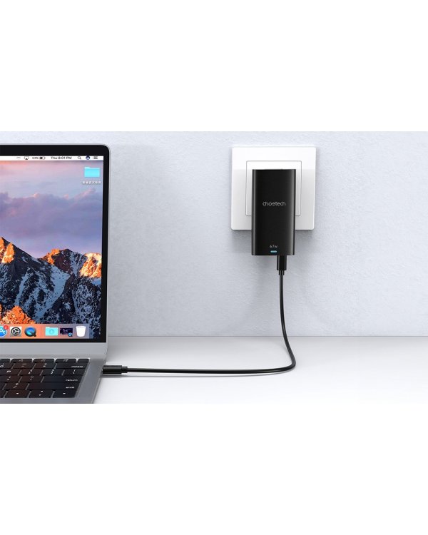 Choetech PD6011 Wall Сharger USB-C 67W PPS / PD3.0 / QC3.0