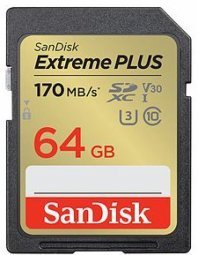 SanDisk Extreme Plus SDXC 64 ГБ Карта памяти