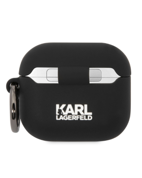 Karl Lagerfeld 3D Logo NFT Karl Head Silicone Case Чехол для наушников Apple AirPods 3