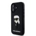 Karl Lagerfeld 3D Rubber Ikonik Case Защитный чехол для iPhone 16 / чёрный
