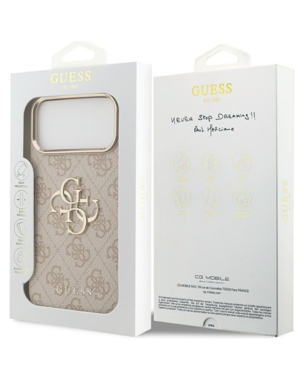 Guess 4G Big 4G Classic Logo Чехол для смартфона для Apple iPhone 17 Pro Max