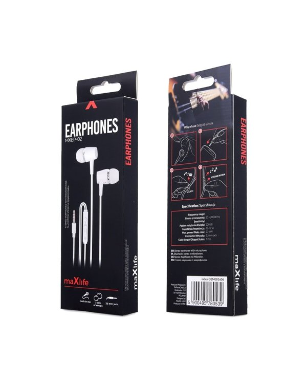 Maxlife MXEP-02 Проводные наушники